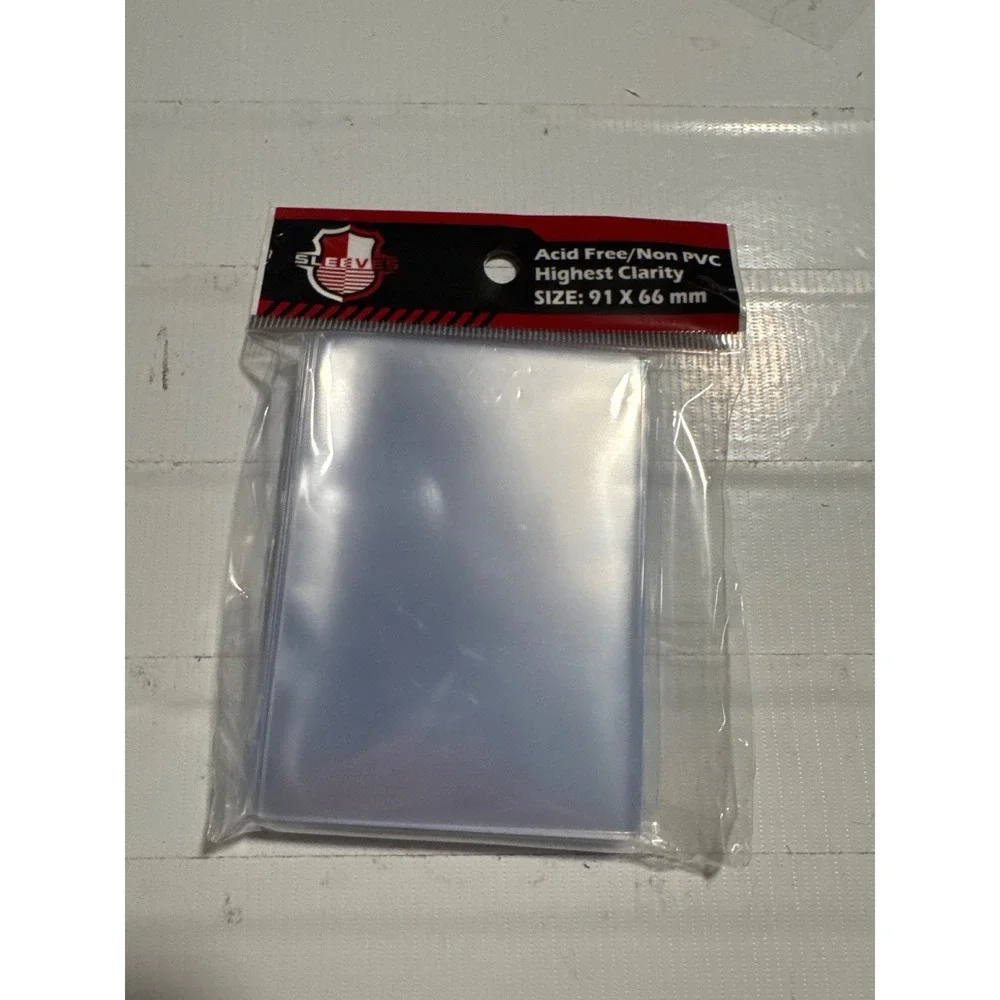 8 Bags of Sleeves Card Protectors &‎ 9-Pocket Pages Clear 91x66mm Acid Free
